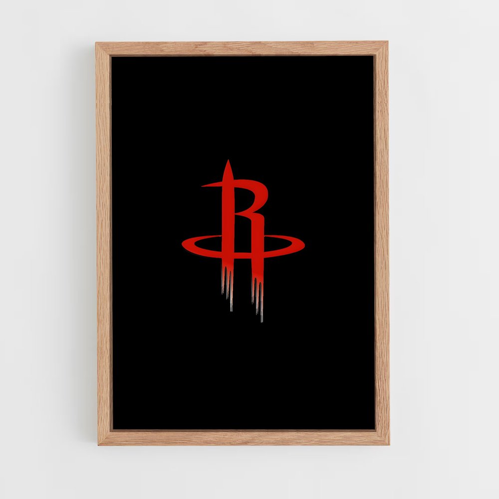 Poster Red Rockets – affiche Basketball (vue 4)